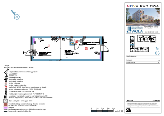 lokale użytkowe w inwestycji NOVARADIOWA - lokal U3