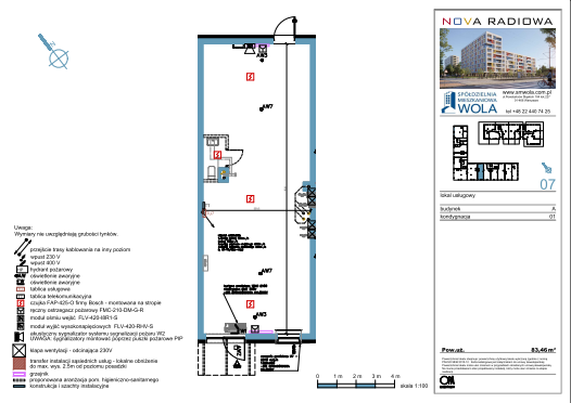 lokale użytkowe w inwestycji NOVARADIOWA - lokal U7