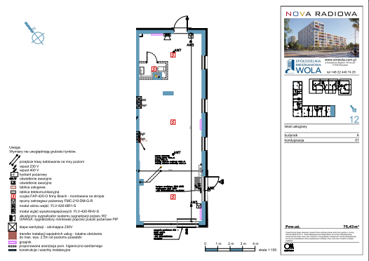 lokale użytkowe w inwestycji NOVARADIOWA - lokal U12